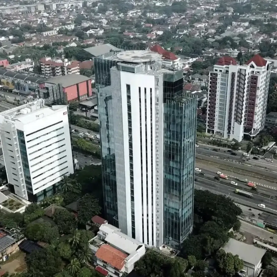 Dokumentasi udara Gedung Komersial